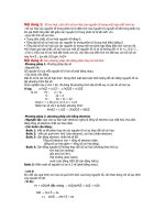 Download Các phương pháp cân bằng phương trình hóa học