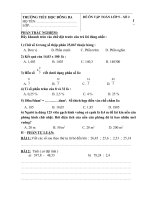 khối 5  đề 2  trường tiểu học đông ba