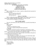 Download Đề và đáp án thi HSG môn ngữ văn 9 cấp trường 2012 2013