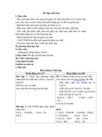 Tải Giáo án môn Hóa học lớp 9 bài 65 - Ôn tập cuối năm