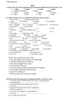 Download Đề thi HKII tiếng anh 9 cơ bản