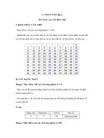 Tải Lý thuyết Toán lớp 2: Ôn tập các số đến 100 - Lý thuyết môn Toán 2