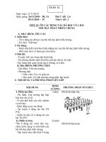 GIÁO ÁN THỂ DỤC TUẦN 12