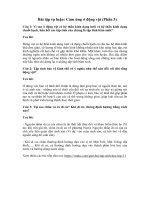 Tải Bài tập tự luận: Cảm ứng ở động vật (Phần 3) - Để học tốt môn Sinh học lớp 11