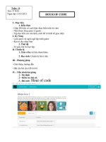 Trần Thị Thu_Giáo án tháng 1