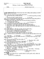 Download Đề thi HKI môn sinh học 9 cơ bản