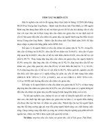 thực trạng nhu cầu chăm sóc giảm nhẹ của người bệnh ung thư điều trị nội trú tại trung tâm ung bướu – bệnh viện đa khoa tỉnh thái bình năm 2019 