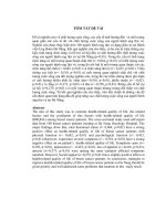 Chất lượng cuộc sống và các yếu tố ảnh hưởng đến chất lượng cuộc sống của người bệnh ung thư vú tại bệnh viện ung bướu đà nẵng 