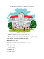 Tải Lý thuyết Tiếng Việt 1: Tập đọc: Trường em - Lý thuyết tập đọc lớp 1