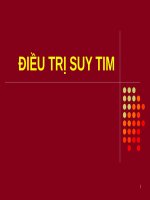 ĐIỀU TRỊ SUY TIM (BỆNH học nội) (chữ biến dạng do slide dùng font VNI times, tải về xem bình thường) 