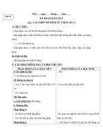 Tải Giáo án môn Kĩ thuật lớp 4 - Tuần 33 - Bài 18: Lắp ghép mô hình tự chọn (tiết 1)