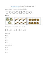 Tải Đề thi giữa kì 1 lớp 1 môn Toán năm 2020 - 2021 - Đề 6 - Đề kiểm tra giữa kì 1 lớp 1 môn Toán