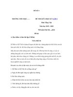 Tải Bộ đề thi giữa học kì 1 môn Tiếng Việt lớp 2 năm 2019 - 2020 - Đề kiểm tra giữa học kì 1 Tiếng Việt 2