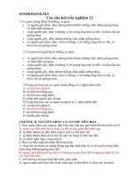 Download Các câu hỏi thi trắc nghiệm Sinh học 12