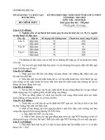 Download Đề thi HSG Tỉnh môn Sinh học lớp 12