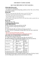 CHỦ ĐỀ:ĐẤT VÀ SINH VẬT(2Tiết)Bài 37: ĐẶC ĐIỂM SINH VẬT VIỆT NAM.(Tiết 2)