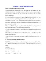 Tải Giải Hóa 8 Bài 34: Bài luyện tập 6 - Giải bài tập Hóa 8 Bài 34