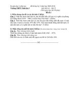 Download Đề thi HKII môn lịch sử 12 THPT Tĩnh Gia 2