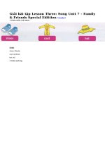 Tải Giải bài tập Family and Friends lớp 2 Unit 7: Lesson three - Giải bài tập Tiếng Anh lớp 2 Unit 7: Are these his pants?