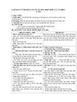 Tải Giáo án môn Ngữ văn lớp 8 bài 26 - Lập dàn ý cho bài văn tự sự kết hợp với miêu tả và biểu cảm