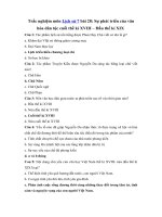 Tải Trắc nghiệm môn Lịch sử 7 bài 28 - Sự phát triển của văn hóa dân tộc cuối thế kỉ XVIII – Đầu thế kỉ XIX