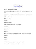 Tải Đề ôn thi học kì 1 môn Ngữ văn lớp 7 năm học 2019 - 2020 - Đề 2 - Đề thi học kì 1 lớp 7 môn Ngữ văn có đáp án