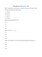 Tải Đề thi giữa học kì 2 môn Toán lớp 2 - Đề 6 - Đề ôn tập giữa kì 2 lớp 2 có đáp án