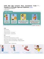 Tải Giải bài tập Family and Friends lớp 2 Unit 7: Lesson two - Giải bài tập Tiếng Anh lớp 2 Unit 7: Are these his pants?