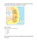 bài 7: Hoạt động sản xuất của người dân ở Tây Nguyên