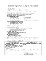 Tải Giáo án môn Sinh học lớp 7 bài 1 - Thế giới động vật đa dạng, phong phú