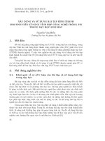 Xây dựng và sử dụng bài tập hình thành cho sinh viên kĩ năng tích hợp công nghệ thông tin trong dạy học Sinh học