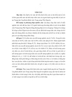 Thực trạng biểu hiện trầm cảm và một số yếu tố liên quan của người bệnh ung thư tại trung tâm ung bướu bệnh viện trung ương thái nguyên năm 2018 