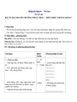 Tải Giáo án Thể dục lớp 4 - Tuần 20 - bài 39 - Giáo án điện tử Thể dục lớp 4