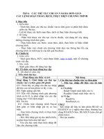 Tải Giáo án môn Tin học lớp 11 bài 6 - Các thủ tục chuẩn đơn giản các lệnh soạn thảo, dịch, thực hiện chương trình