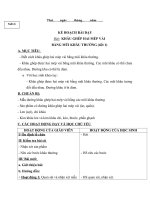 Tải Giáo án môn Kĩ thuật lớp 4 - Tuần 6 - Bài 4: Khâu ghép hai mép vải bằng mũi khâu thường (tiết 1)