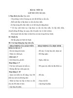 Tải Giáo án môn Kĩ thuật lớp 5 - Tuần 23 - Bài 16: Lắp xe cần cẩu (tiếp theo)