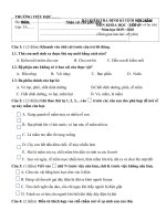 Đề thi Học kì 2 môn Khoa học lớp 5 – 2020 Đề số 3