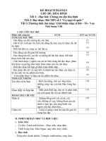 Mẫu giáo án minh họa môn Âm nhạc mô đun 2 THCS