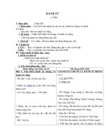 Tải Giáo án môn Ngữ văn lớp 6 bài 33 - Danh từ