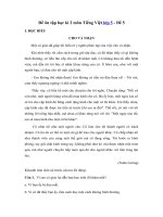 Đề ôn thi học kì 2 môn Tiếng việt lớp 5 – Năm 2019 – Đề số 5