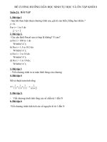 TIN 8: ĐỀ CƯƠNG HƯỚNG DẪN HỌC SINH TỰ HỌC VÀ ÔN TẬP KHỐI 8