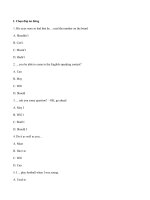 Tải Bài tập trắc nghiệm môn tiếng Anh lớp 9 Unit 10: Life on other planets có đáp án - Bài tập ôn tập tiếng Anh lớp 9 Unit 10