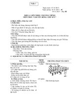 GIÁO ÁN THỂ DỤC LỚP 4 HỌC KỲ 1