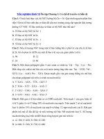 Tải Trắc nghiệm Sinh học 12: Ôn tập chương 1 - Cơ chế di truyền và biến dị