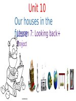 English 6 – Unit 10- Looking back + project. - Website Trường THCS Phan Bội Châu - Đại Lộc - Quảng Nam