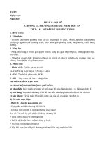 GIÁO ÁN TOÁN 8 (Đại + Hình) - KÌ 2 THEO CV 5512 CHỈ VIỆC IN