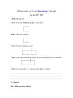 Tải Đề kiểm tra giữa học kì 1 môn Tiếng Việt lớp 1 Công nghệ giáo dục 2019 - 2020 - Đề thi giữa kì 1 môn Tiếng Việt lớp 1