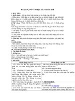 Tải Giáo án môn Vật lý lớp 6 bài 21 - Sự nở vì nhiệt của chất khí