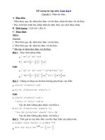 Tải Đề cương ôn tập môn Toán lớp 8 - Tài liệu ôn tập môn Toán 8
