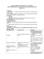 Tải Giáo án môn Vật lý lớp 10 bài 30 - Chuyển động tịnh tiến của vật rắn - Chuyển động quay của vật rắn quanh một trục cố định